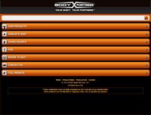 Tablet Screenshot of bodyfortress.com